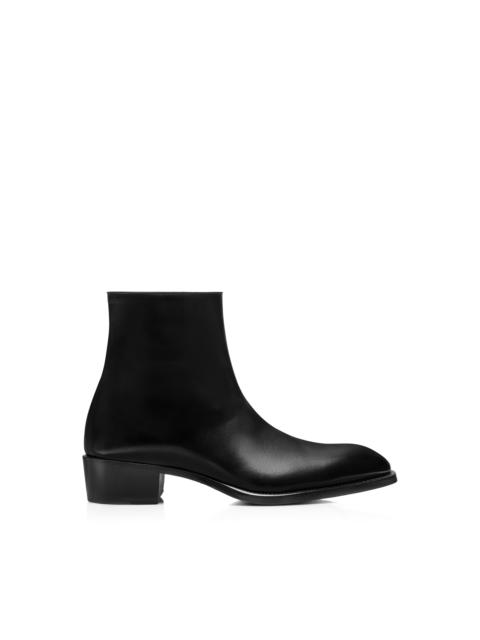 TOM FORD BURNISHED LEATHER VINCENT BOOT