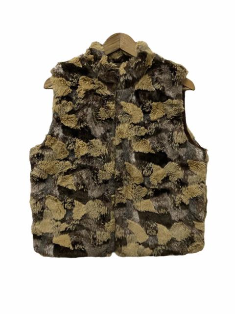 Other Designers Japanese Brand - RARE🔥Artisanal Faux Fur Luxurious Vests Jacket