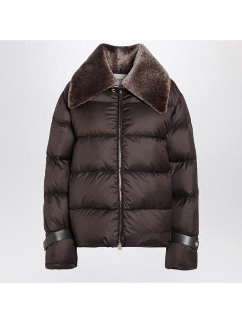 FENDI Fendi Brown Ski Down Jacket Women