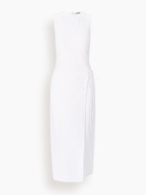 STAUD Nema Dress in White