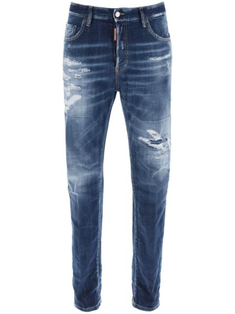 Dsquared2 Destroyed Denim Jeans In 642 Style