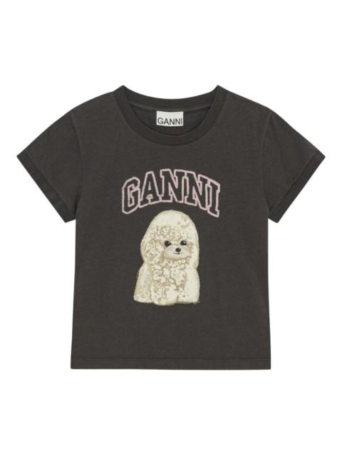 GANNI Ganni Women Poodle Organic Cotton T-Shirt