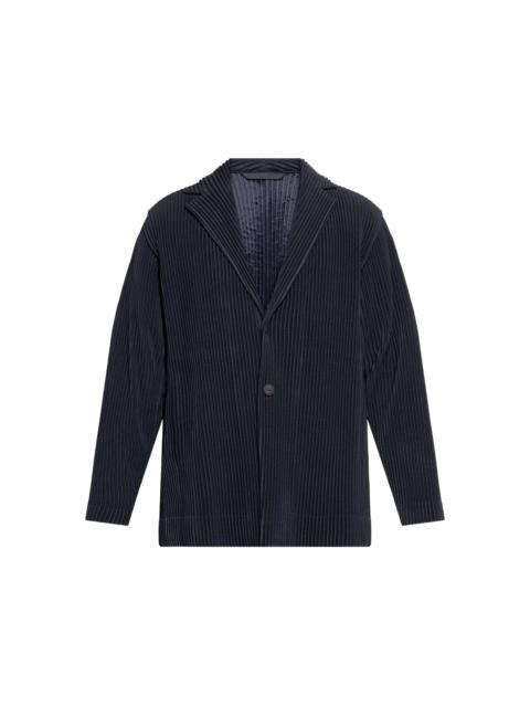 ISSEY MIYAKE SS25 PLEATED BLAZER - NAVY