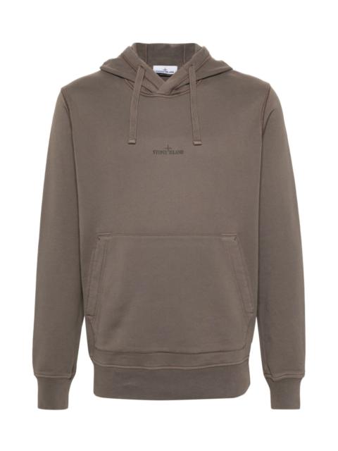 Logo cotton hoodie