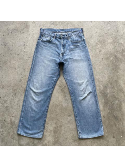 Other Designers Japanese Brand Gu Jeans Faded Baggy Denim Distressed Pants