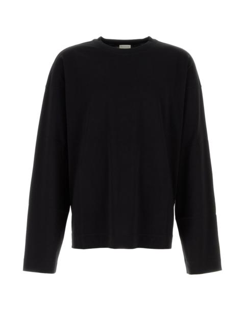 Dries Van Noten Black cotton oversize Hegland t-shirt