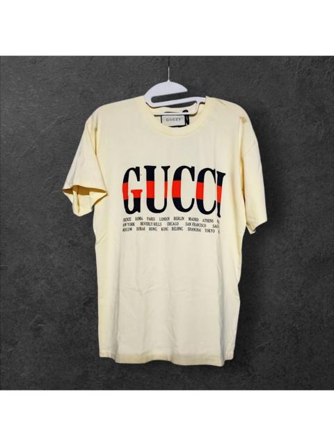 GUCCI Gucci big Logo tshirts authentic