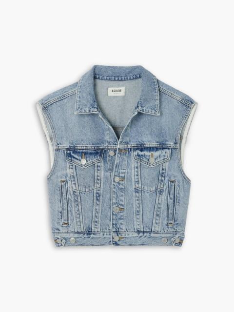AGOLDE Charli denim vest