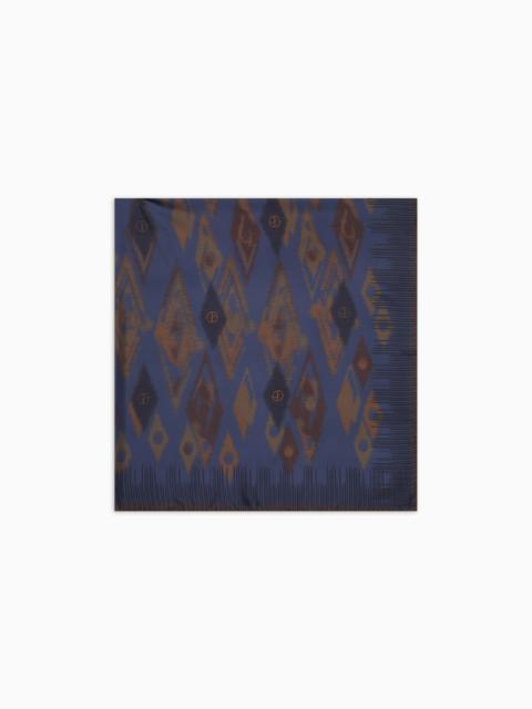 GIORGIO ARMANI PRINTED SILK FOULARD