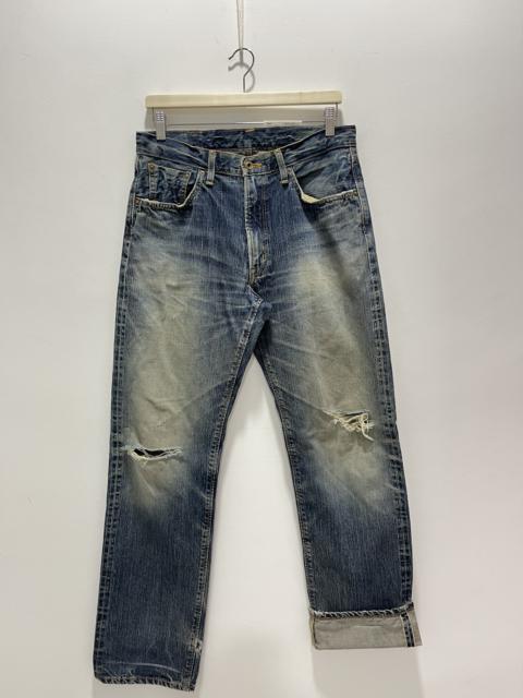 Other Designers Edwin - VINTAGE EDWIN 505 SELVEDGE RIPPED DISTRESSED DENIM JEANS