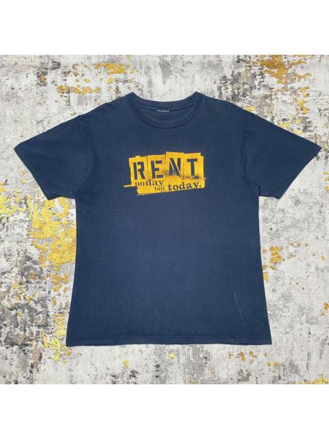 Other Designers 💥Distressed💥Vintage Rent No Day But Today Musical Drama Tee