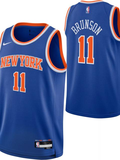 Nike Nike Youth New York Knicks Jalen Brunson #11 Icon Jersey