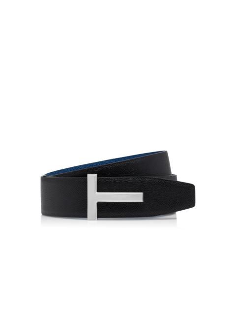 TOM FORD SMALL GRAIN LEATHER T ICON BELT