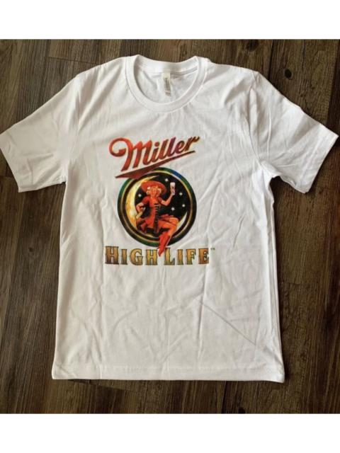 Other Designers Deadstock Retro Miller High Life Moon Lady Tee
