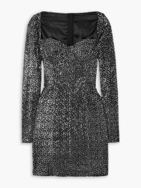 Dolce & Gabbana Sequined tulle mini dress