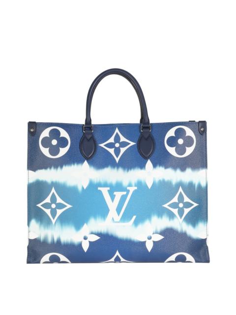 Louis Vuitton Louis Vuitton Blue Monogram Escale Canvas Onthego GM (Authentic Pre-Loved)