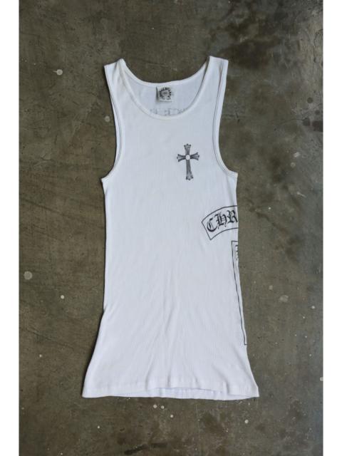 Chrome Hearts Chrome Hearts - "Fuck You" T-Bar Cross Ribbed Tank Top
