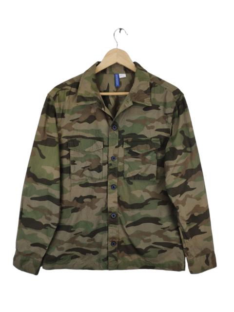 Other Designers Military - H&M Divided Camouflage Shirt Button Up