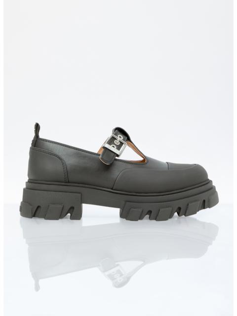 GANNI Ganni Women Cleated Mary-Jane Shoes