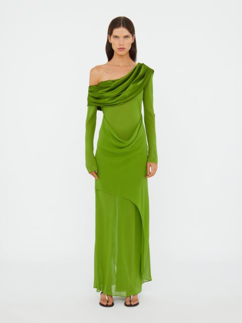 CHRISTOPHER ESBER Silk Draped Shawl Dress