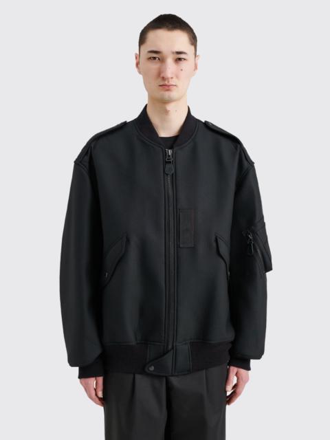 JUNYA WATANABE MAN WOOL BOMBER JACKET BLACK