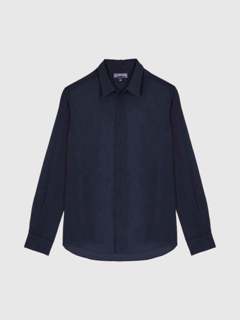 Vilebrequin Unisex Cotton Voile Lightweight Shirt Solid