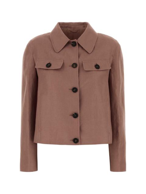 Brunello Cucinelli Antiqued Pink Linen Jacket