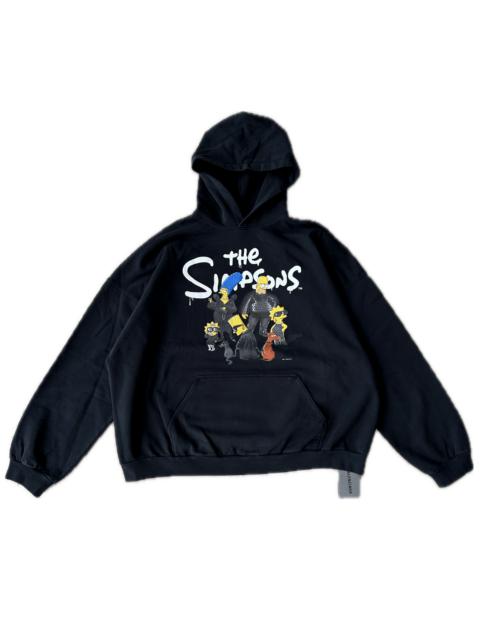 BALENCIAGA Balenciaga Simpsons Print Hoodie Black FW21