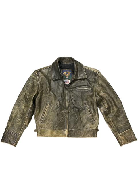 Other Designers VINTAGE GIN UR BAN GENUINE LEATHER JACKET