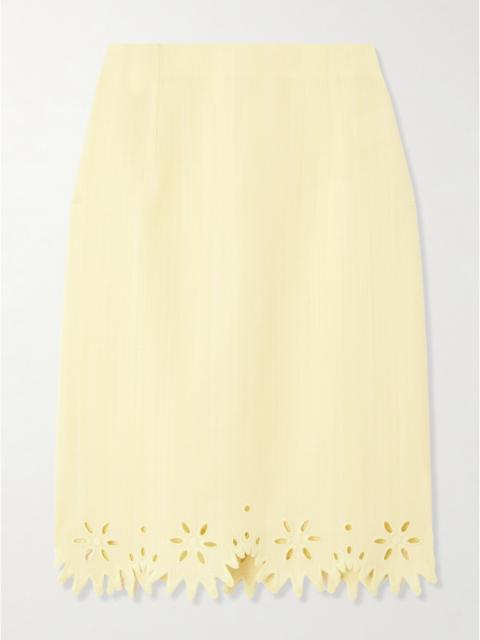 Bottega Veneta Broderie Anglaise Skirt