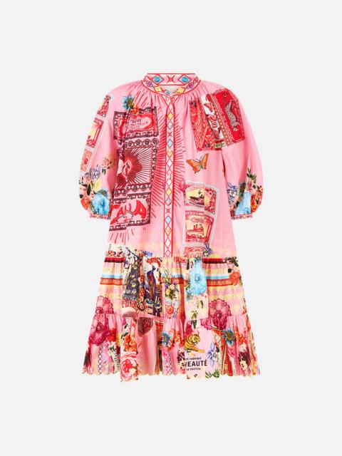 CAMILLA PUFF SLEEVE SHIRT DRESS