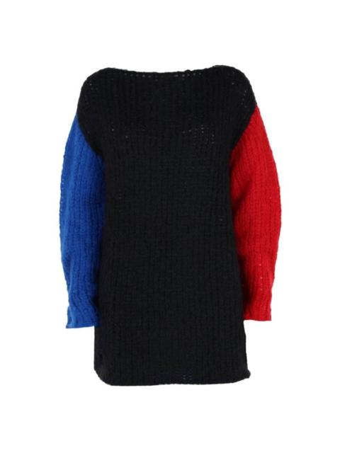 FERRAGAMO Ferragamo Colorblock Wool-Blend Knit Sweater
