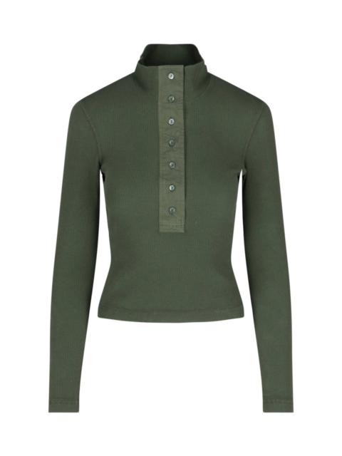Gucci Women Logo Turtleneck T-Shirt