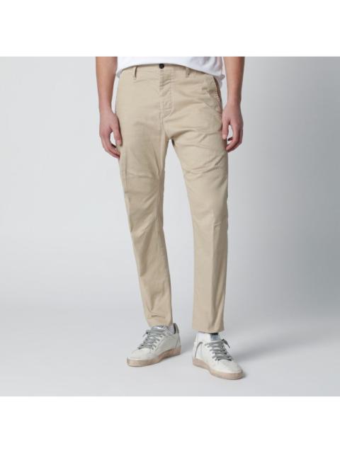 DSQUARED2 Dsquared2 Beige Cotton-Blend Trousers Men