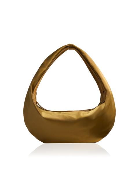 KHAITE Olivia Sport Medium Nylon Hobo Bag green