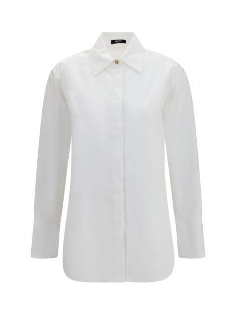 Balmain Balmain Women Poplin Classic Fit Shirt