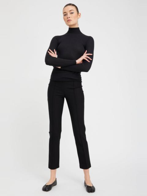 SPRWMN BLACK CASANOVA PINTUCK STRAIGHT