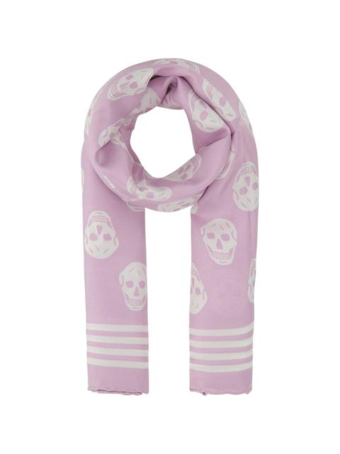 Alexander McQueen Allover Skull Printed Scarf