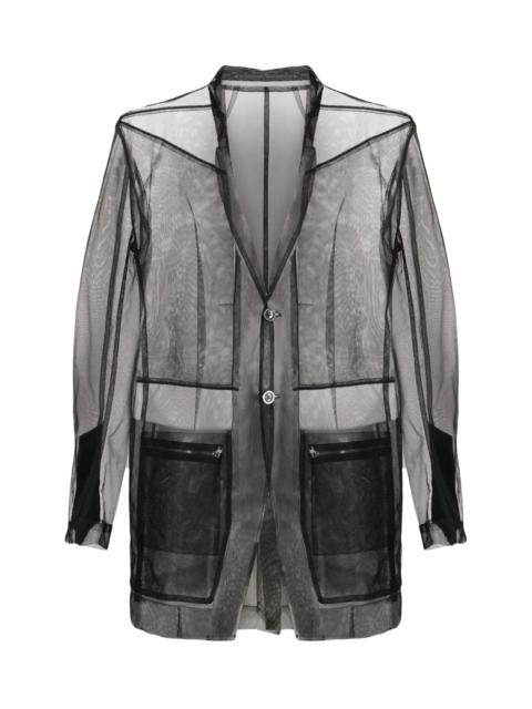 Rick Owens SHEER BUTTONED SHIRT