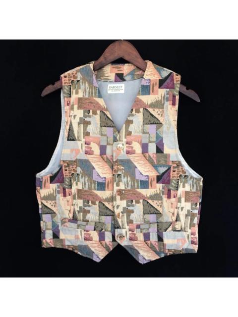 Other Designers Vintage - Vintage Parsley Patchwork Kapital Style Vest
