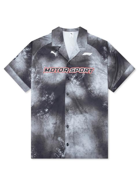 PUMA PUMA X F1 S/S BUTTON UP SHIRT - BLACK