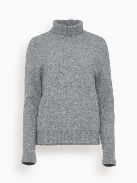 LISA YANG Eleonora Sweater in Speckled Graphite Bouclé
