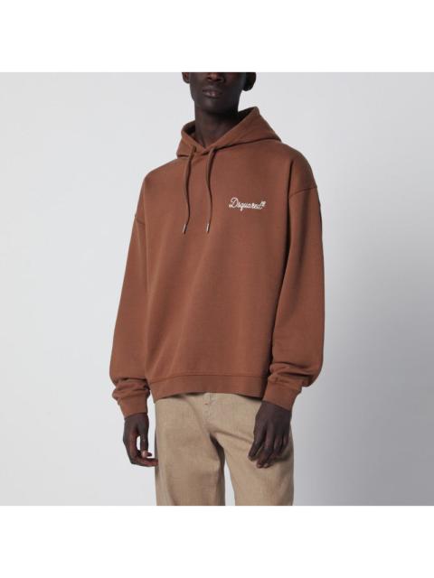 DSQUARED2 Dsquared2 Brown Relaxed-Fit Sweatshirt With Logo Men