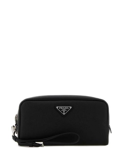 Prada Prada Men Black Leather Beauty Case