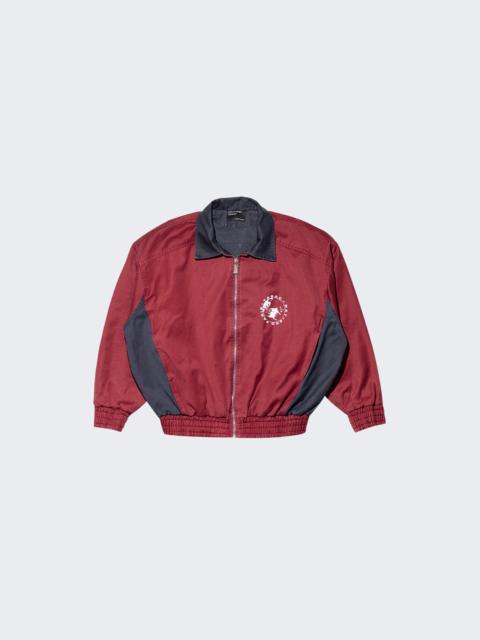 Tabac Rat Track Jacket Burgundy And Black