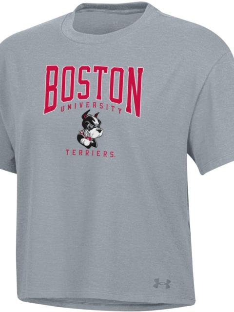 Under Armour Under Armour Women's Boston Terriers Heather Grey All Day T-Shirt