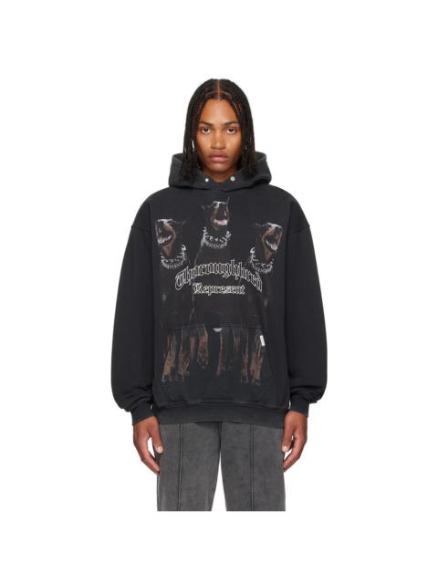 Black 'Thoroughbred' Hoodie