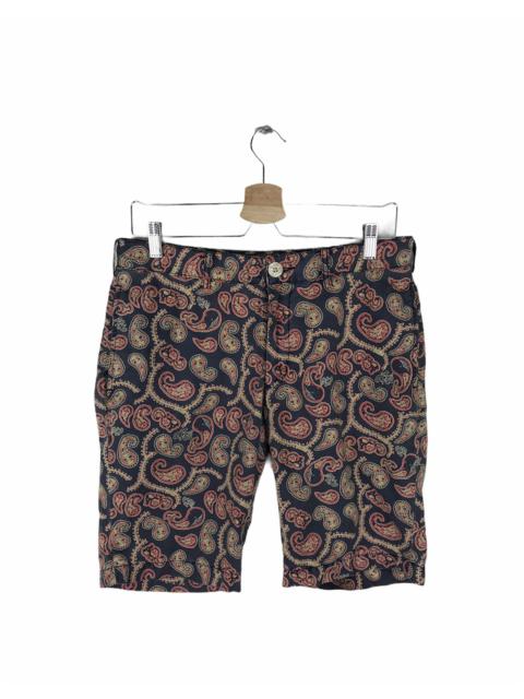 BEAMS PLUS BEAMS PAISLEY DESIGN SHORT PANTS