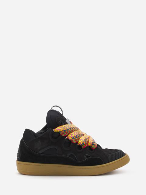 Lanvin LEATHER CURB SNEAKERS