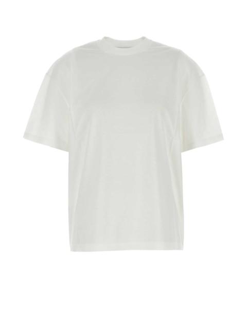 Prada Women White Cotton T-Shirt